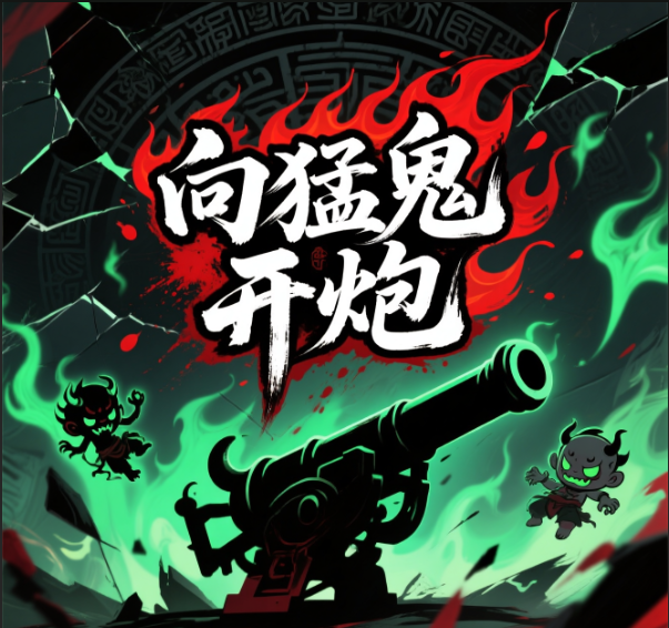 向猛鬼开炮