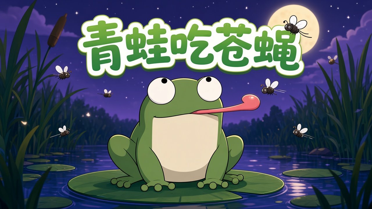 青蛙吃苍蝇