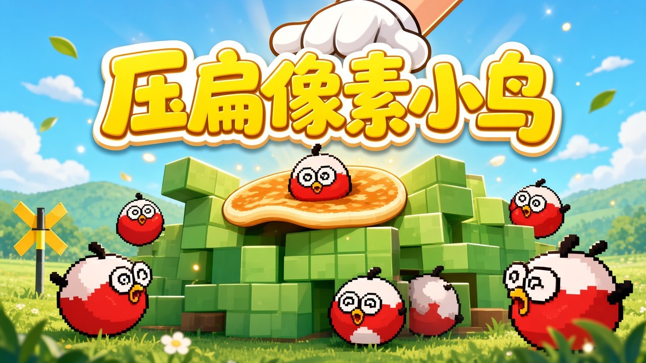 压扁像素小鸟