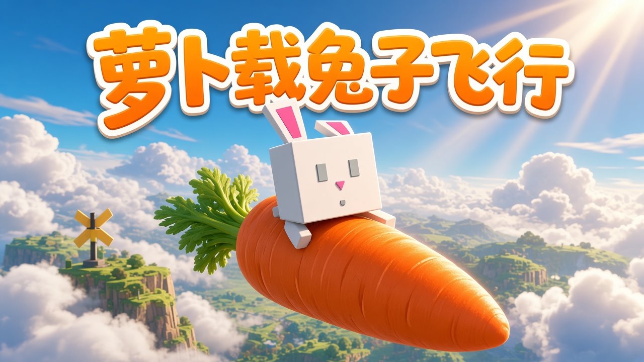 萝卜载兔子飞行